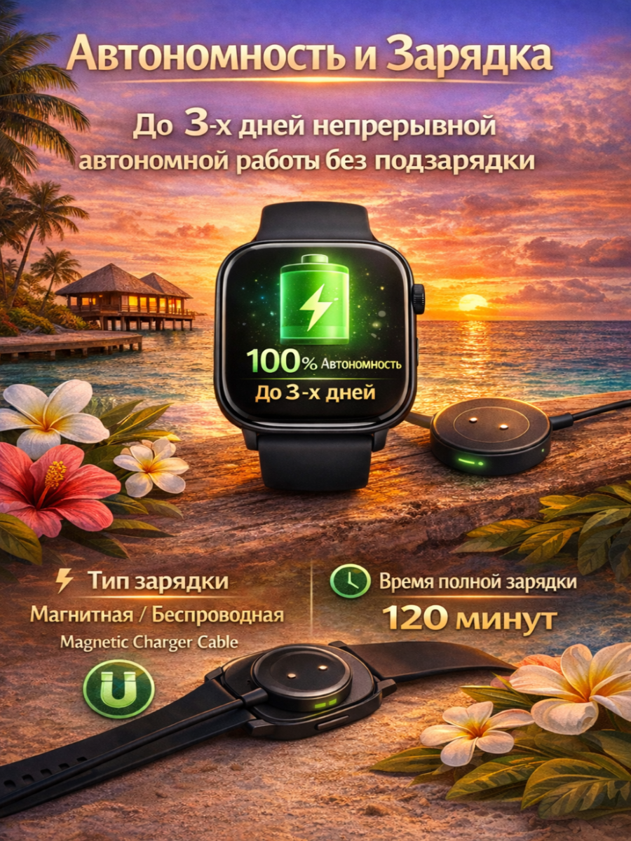 Смарт часы 10 серии 45 мм